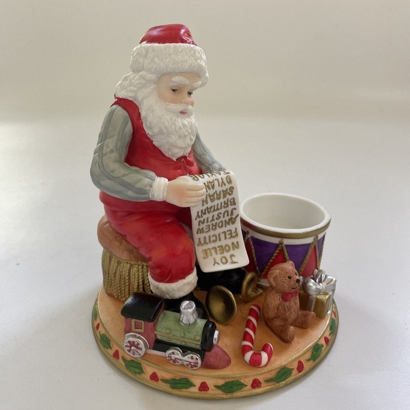 PartyLite Santa's List Tealight Holder‎ P7916 Christmas Holiday Decor - Picture 5 of 12